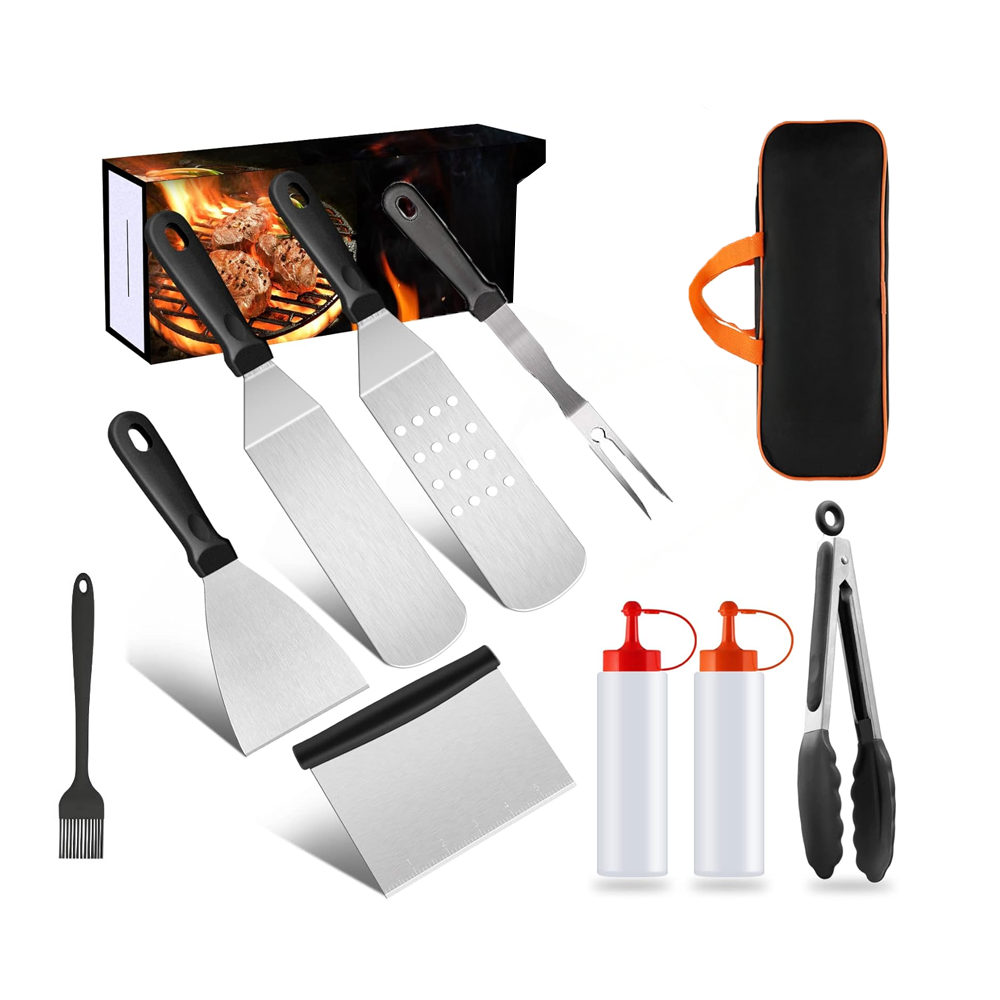 12 piece camping BBQ tools