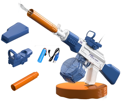 Water blaster in use outdoors