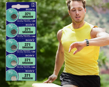 SONY / MURATA SR920SW Silver Oxide 1.55V Watch Batteries Replacement