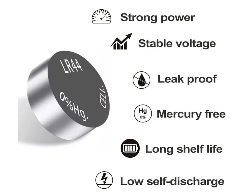 Alkaline coin batteries