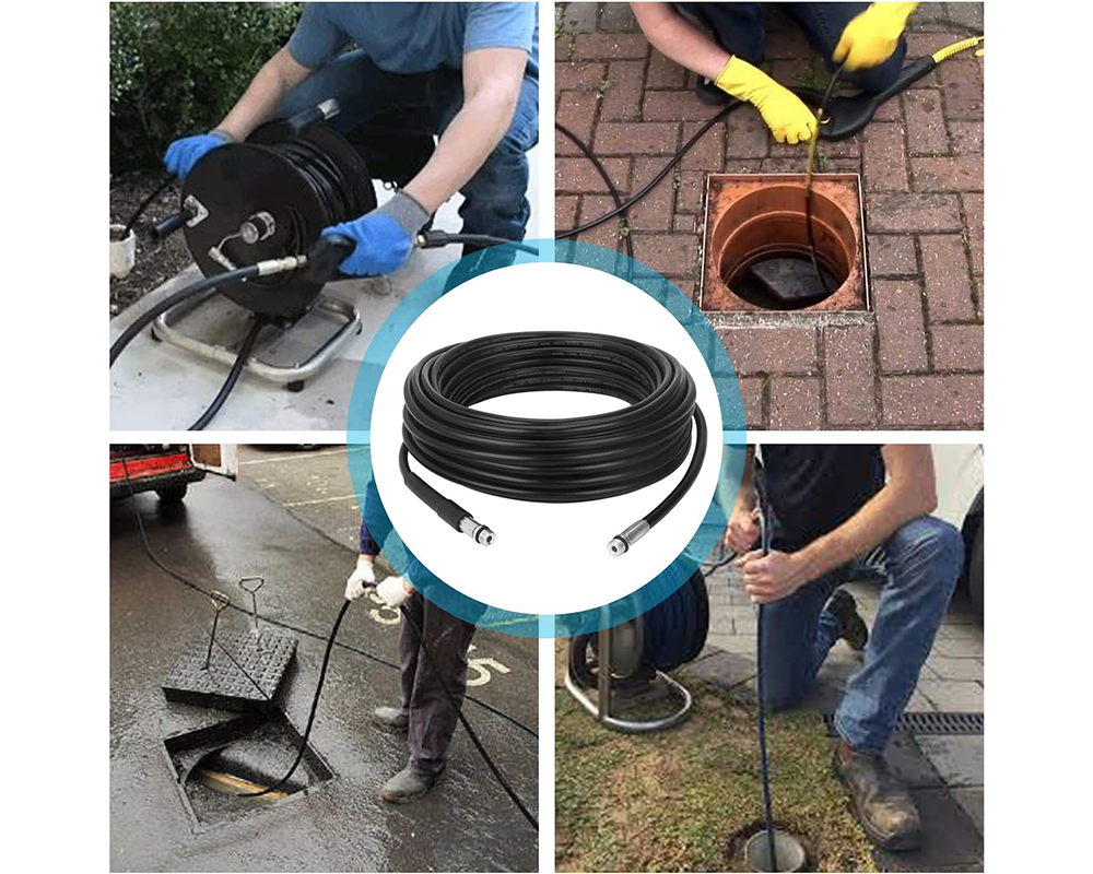 20m Drain/Pipe Cleaning Kit for Karcher, Ozito, Briggs & Stratten