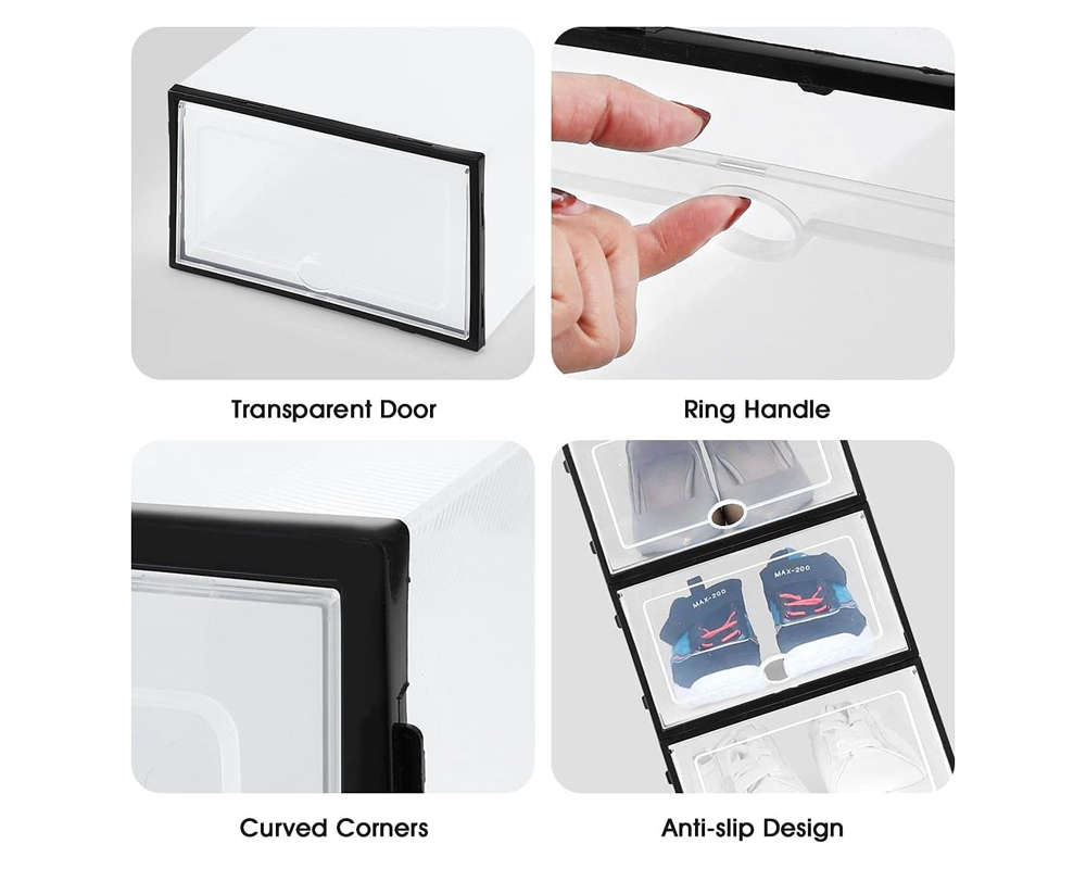 Shoe Storage Box Drawer Rack Cabinet