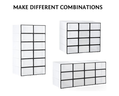 Shoe Storage Box Drawer Rack Cabinet