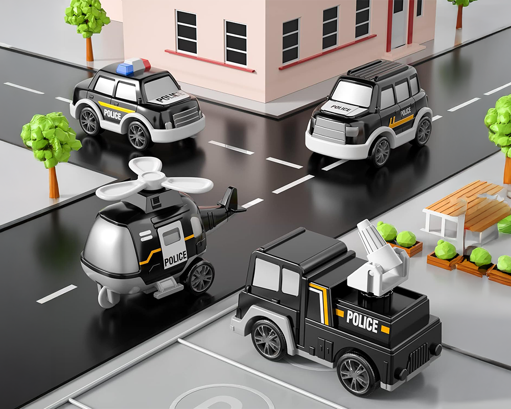 Interactive police truck set