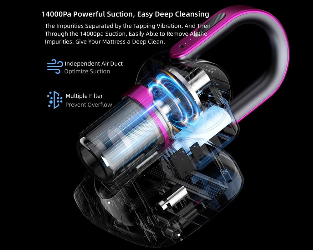 Bagless vacuum with dust cup