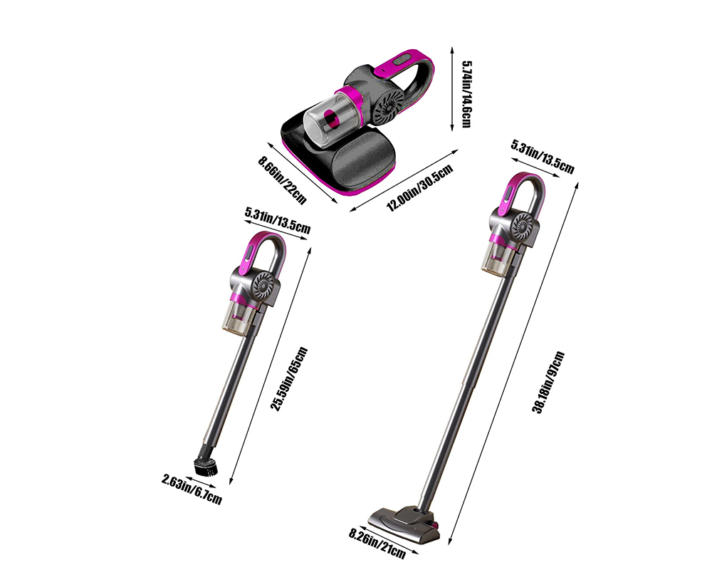 Handheld vacuum cleaner purple