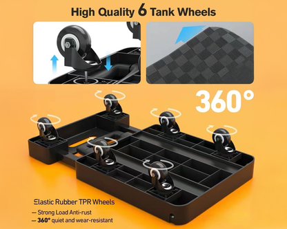 Folding Trolley Hand Truck Push Luggage Cart