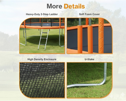 10FT Trampoline Kids Trampolines