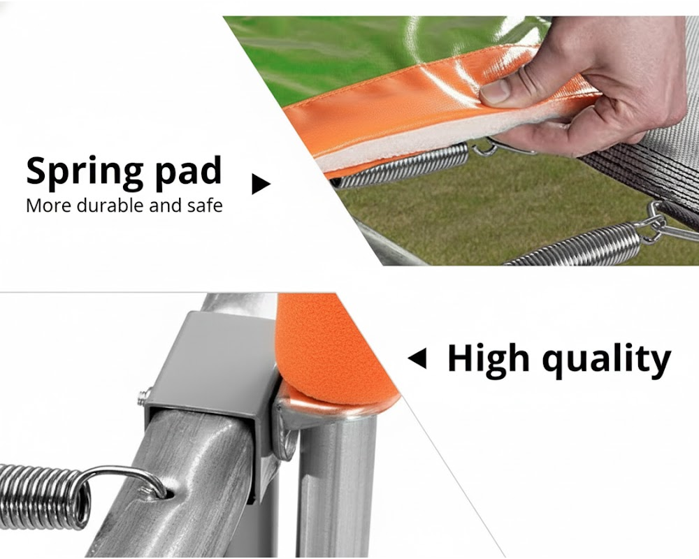 10FT Trampoline Kids Trampolines