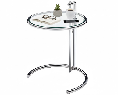 Sofa laptop table with glass top
