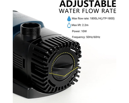 Sunsun JTP-1800 SuperEco Pond Pump Watercourse 1800l/h 11W