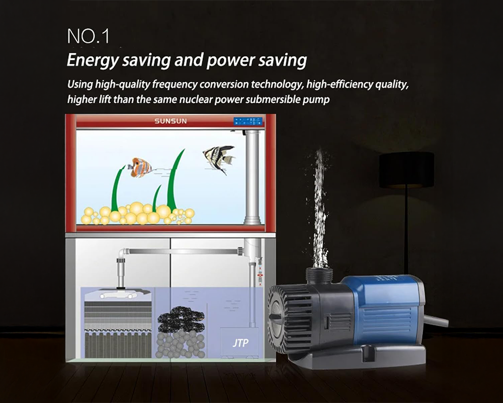 Sunsun JTP-1800 SuperEco Pond Pump Watercourse 1800l/h 11W