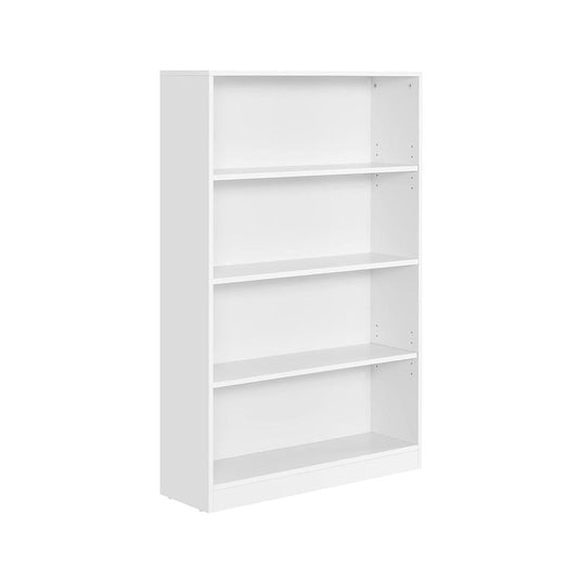 Modern white bookshelf