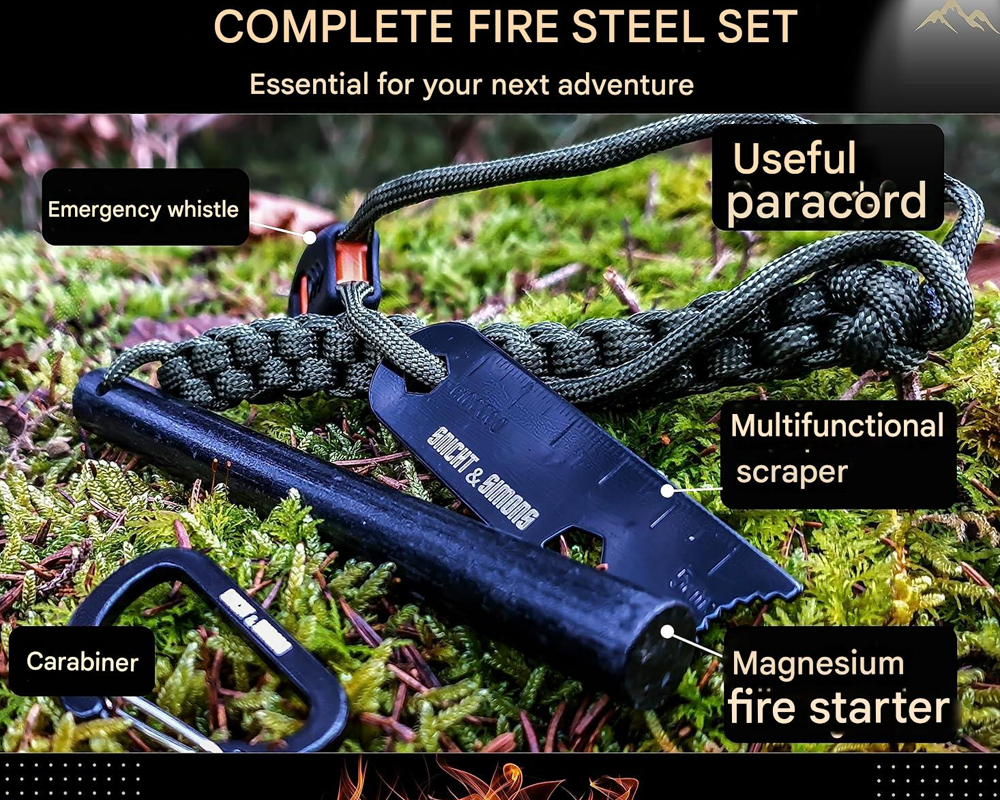 Survival Magnesium Flint Stone Fire Starter