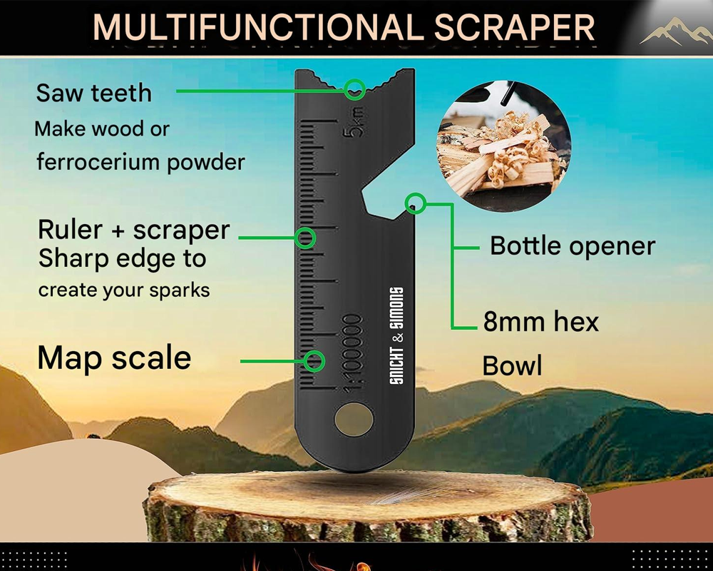 Survival Magnesium Flint Stone Fire Starter