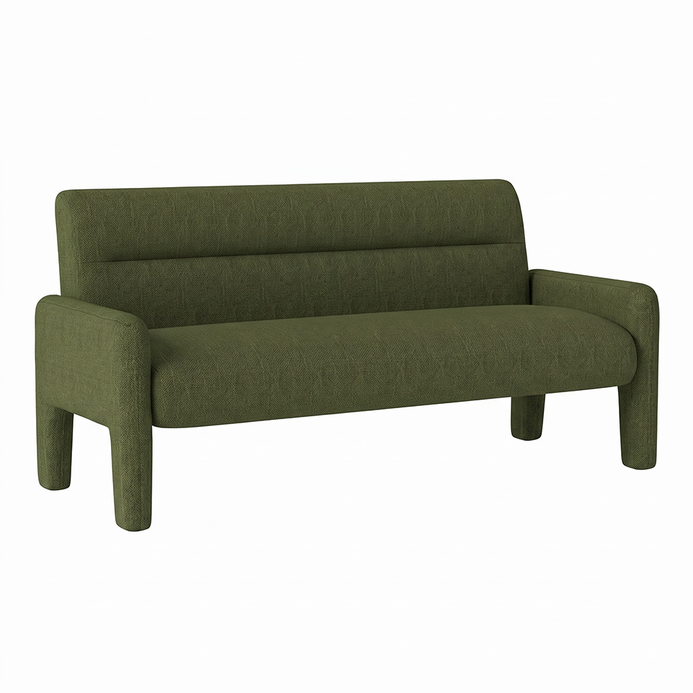 Dubai Hunter Modern 3 Seater Sofa Green