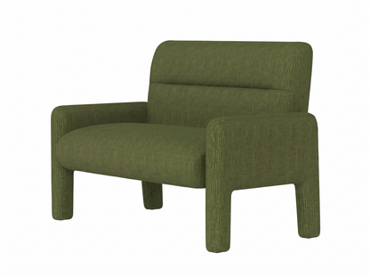 Sofa Dubai Hunter Green 2 Seater Modern Fabric Lounge Sofa