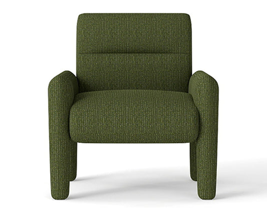 Dubai Hunter Green single seater sofa