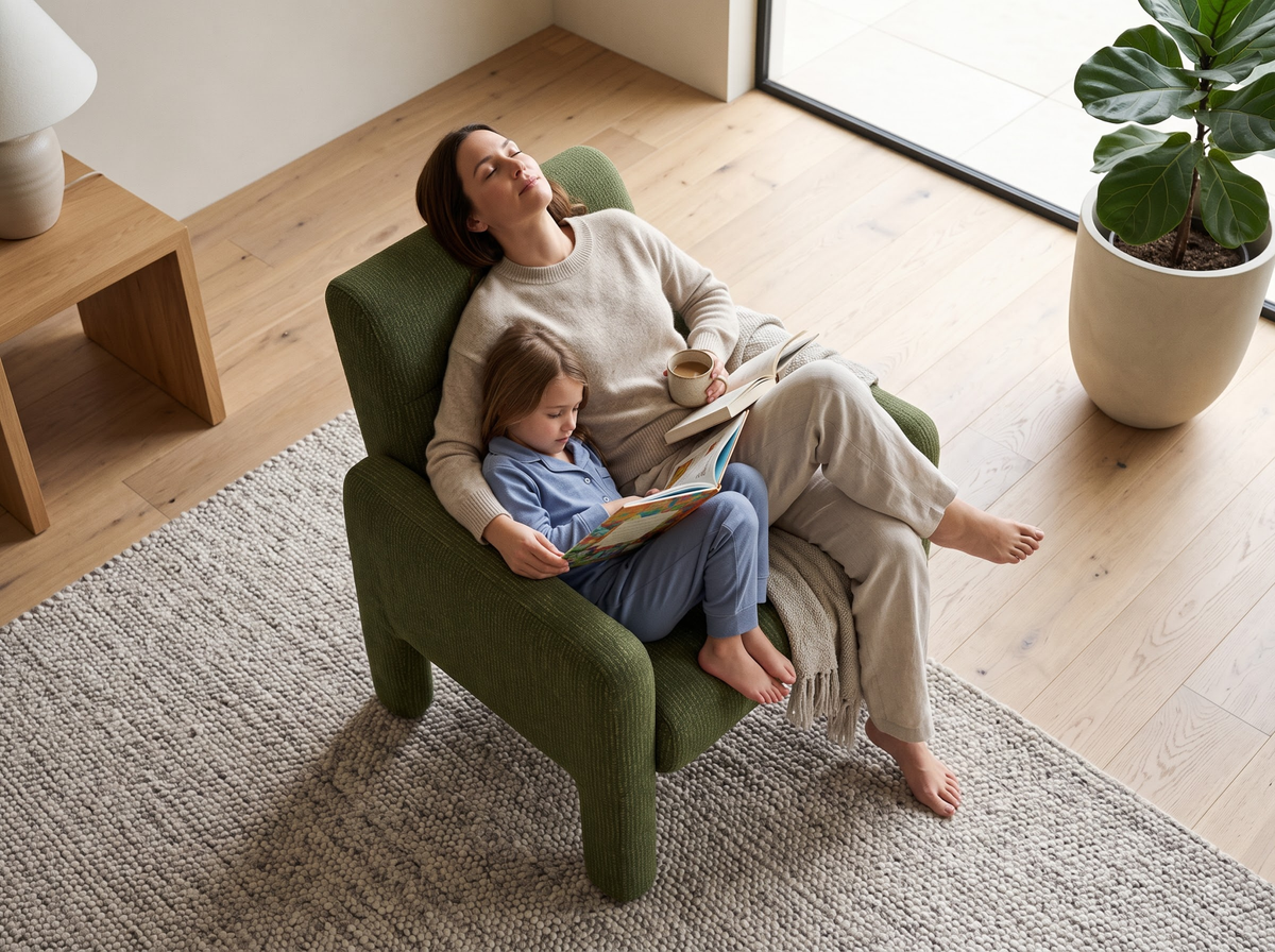 Dubai Hunter Green Single Seater Sofa