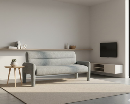 Compact sofa set in living room