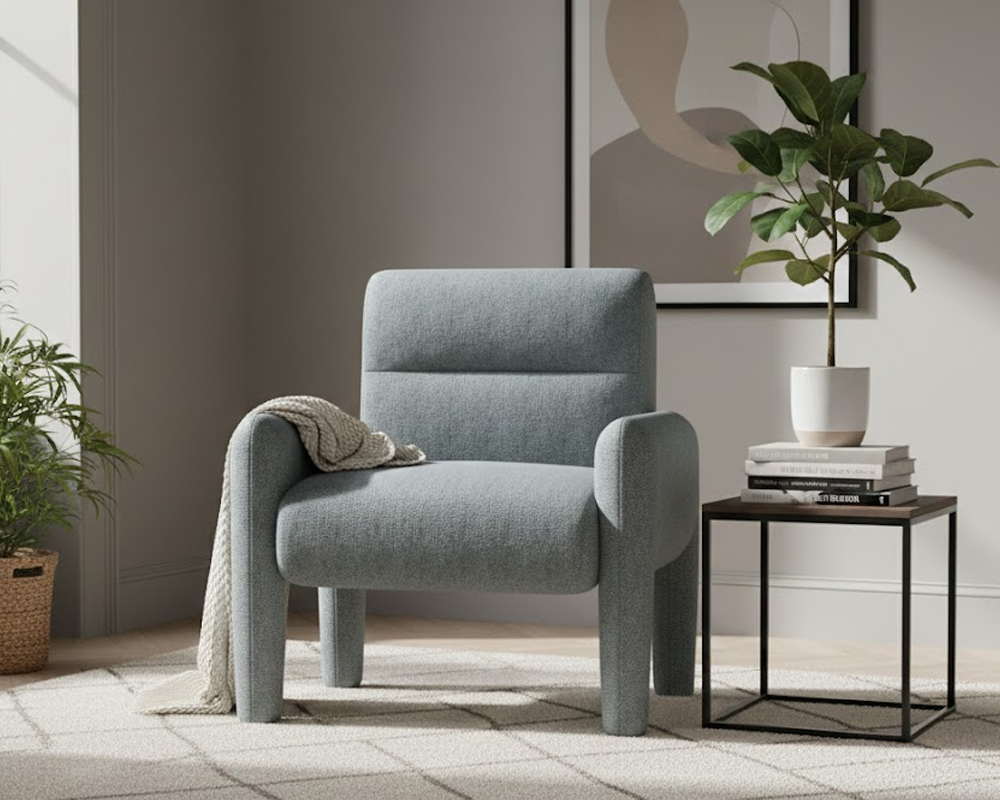 Compact single seat sofa design