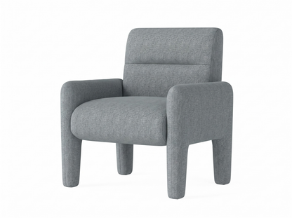 Modern Single Seater Sofa Dubai Sky Blue – Luxurious Chenille Chair
