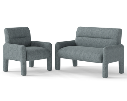 Close up of chenille upholstery