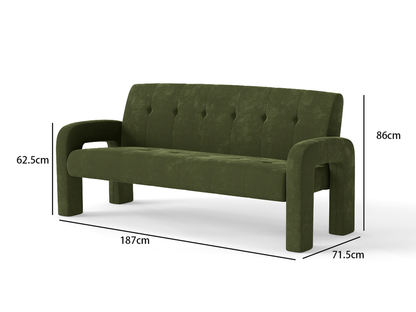 Sofa Milan Hunter Green 3 Seater