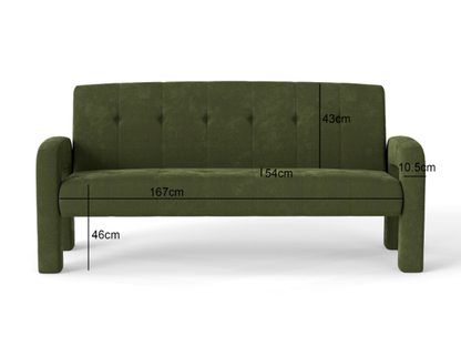 Sofa Milan Hunter Green 3 Seater