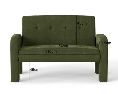 Hunter Green 3 Piece Sofa Set