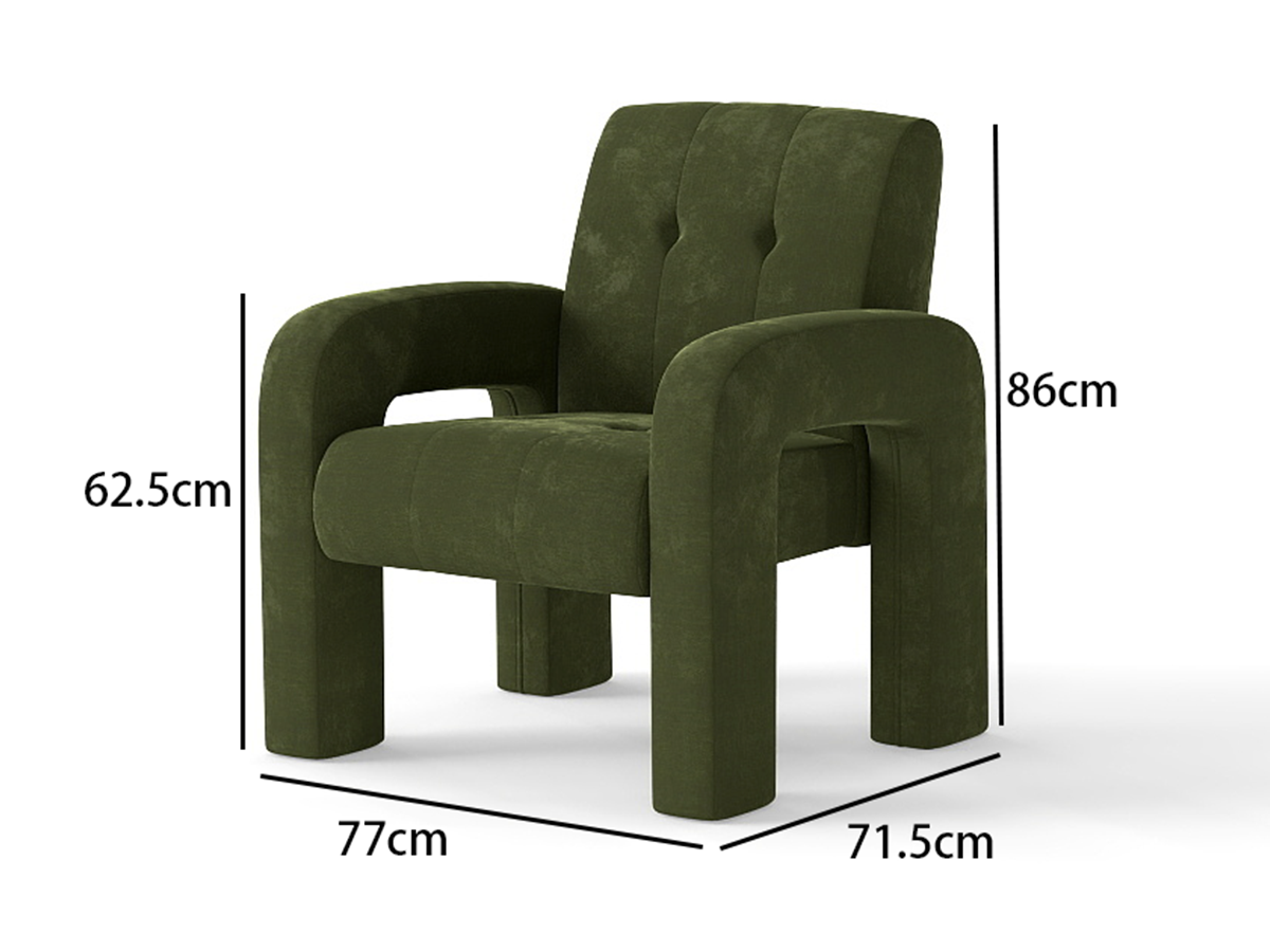 Hunter Green 3 Piece Sofa Set