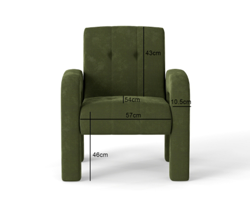 Hunter Green 3 Piece Sofa Set