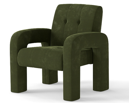 Milan Hunter Green fabric sofa