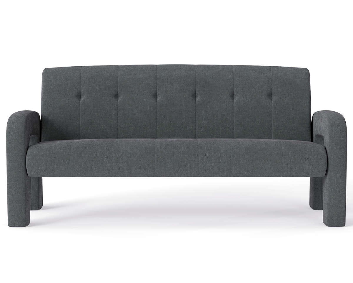 Wooden frame 3 seater sofa