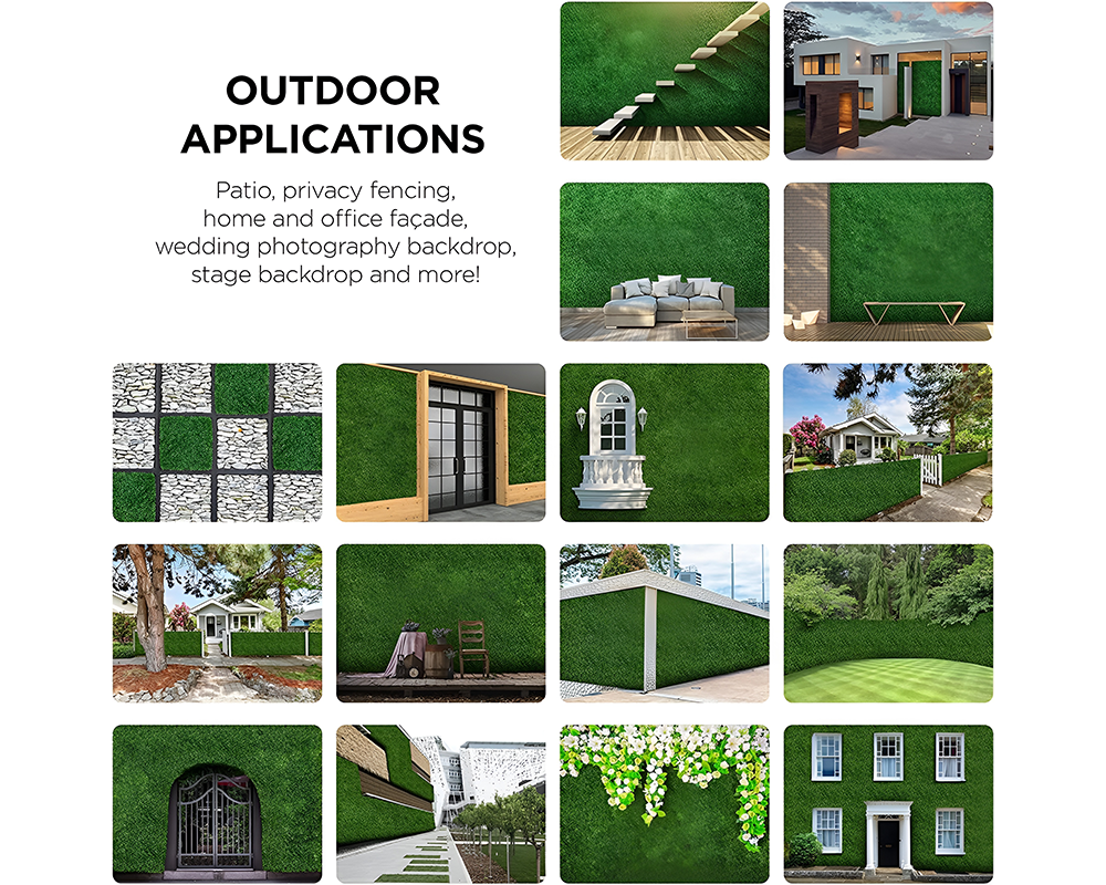 Artificial Hedge Wall – 14PCS