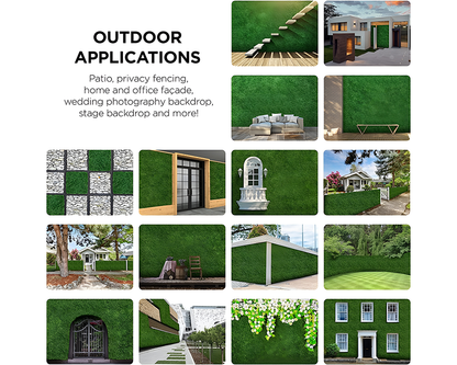Artificial Hedge Wall – 14PCS