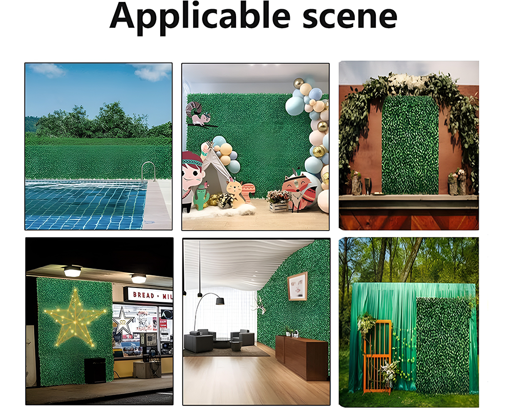 Artificial Hedge Wall – 14PCS