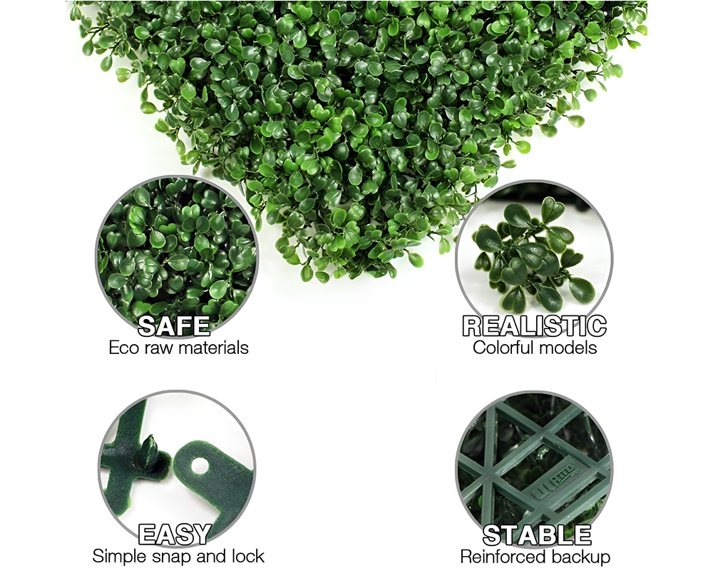 Artificial Hedge Wall – 14PCS