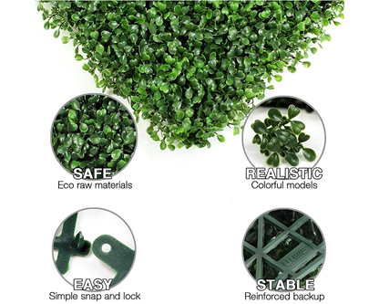 Artificial Hedge Wall – 14PCS