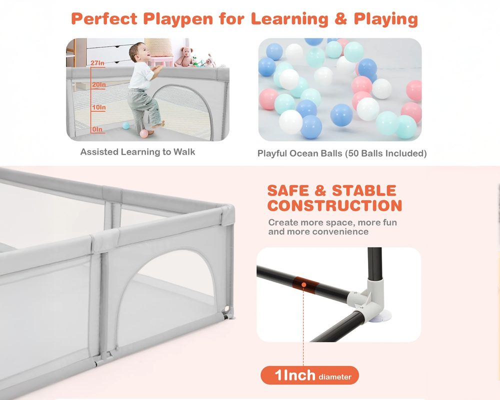 safe baby play area