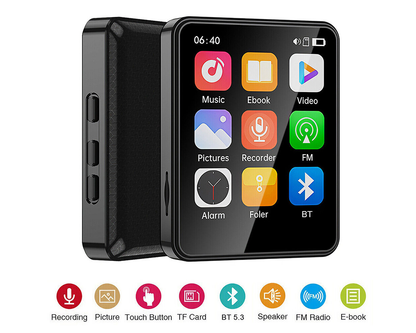 Portable Bluetooth MP4 MP3 Touch Screen