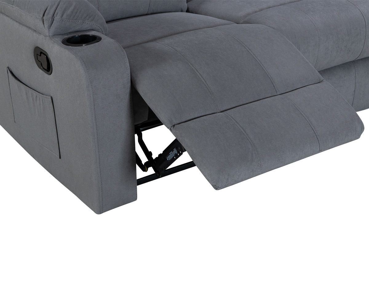 Recliner Sofa Set 3 Piece  NovaCloud Chenille