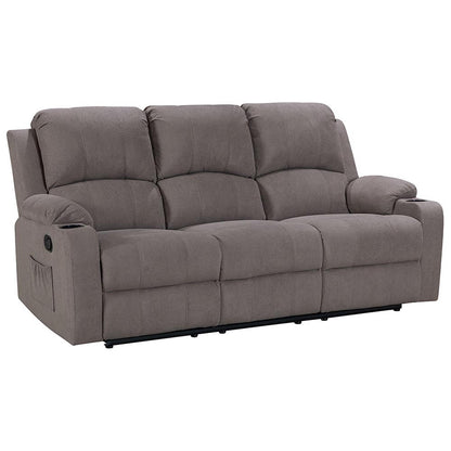 NovaCloud 3 seater recliner sofa mocha