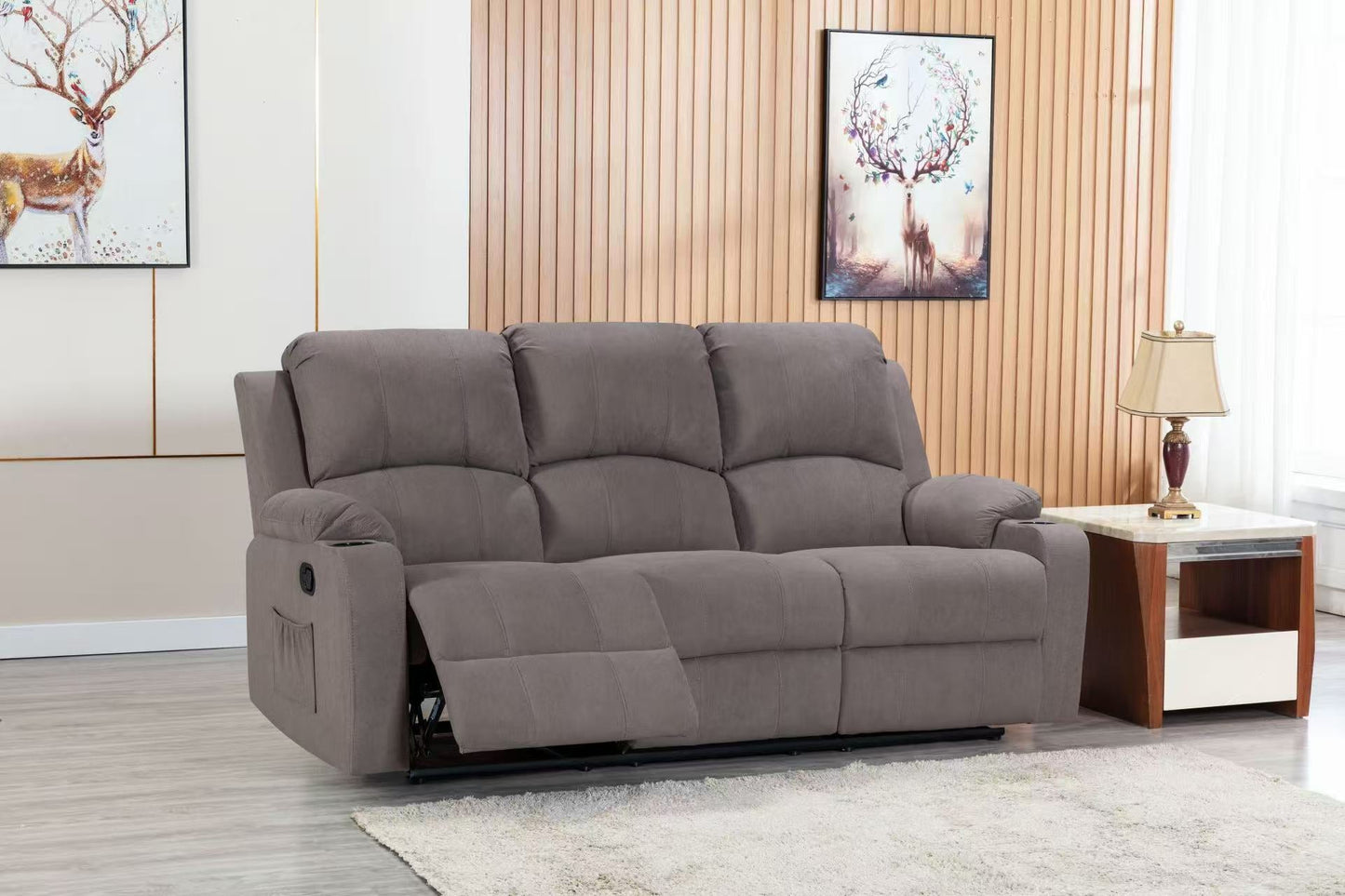 NovaCloud recliner sofa front view