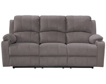 Manual Recliner Sofa Set With Cup Holders