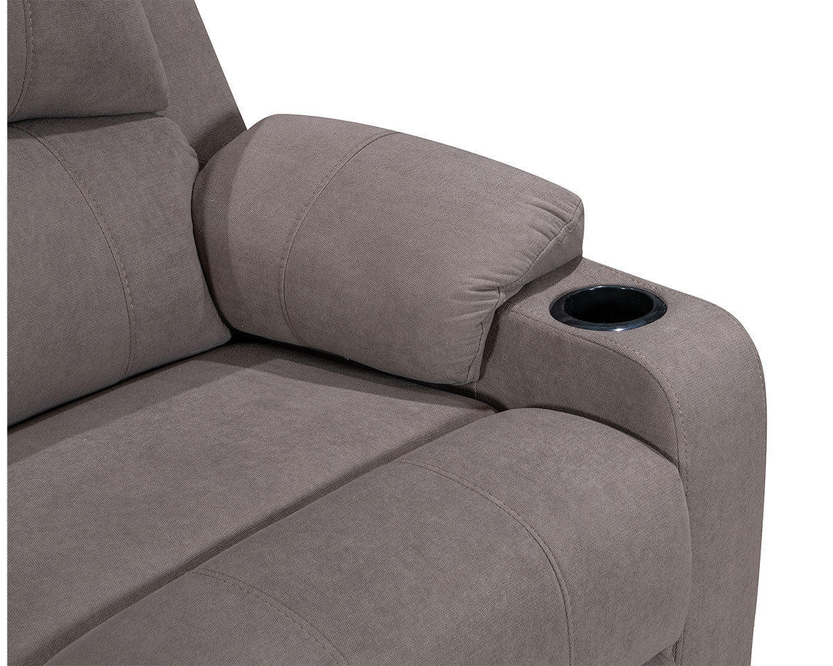 NovaCloud recliner sofa front view