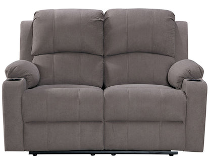 Manual Recliner Sofa Set With Cup Holders