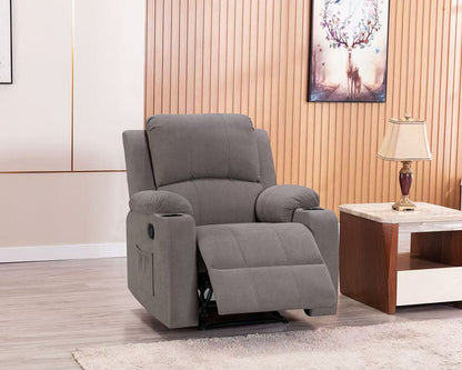 Manual Recliner Sofa Set With Cup Holders