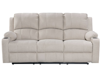 Plush cushioned sofa