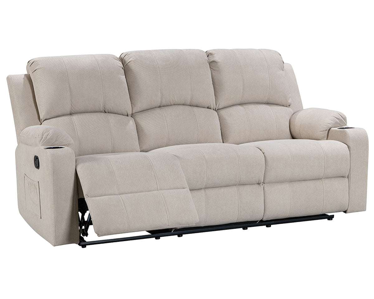 Recliner with cup holders